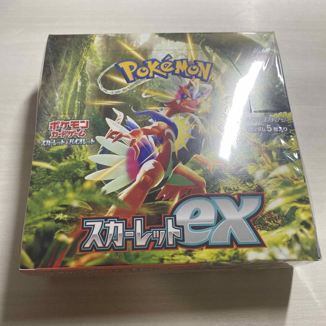 人気完売 ポケモンカード スカーレットex BOXシュリンク付き新品未開封