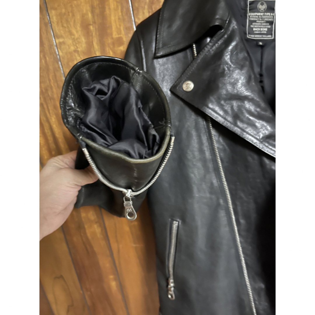 BACKBONE(バックボーン)のバックボーンスカルライダース メンズのジャケット/アウター(ライダースジャケット)の商品写真