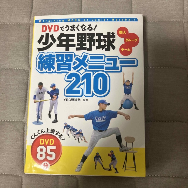 ＤＶＤでうまくなる！少年野球練習メニュ－２１０ 個人　グル－プ　チ－ム エンタメ/ホビーの本(趣味/スポーツ/実用)の商品写真