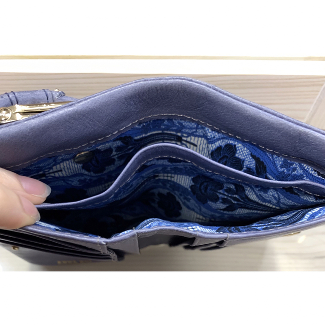 箱付き ANNASUI ニケ 口金二つ折り財布 パープル | wic-capital.net