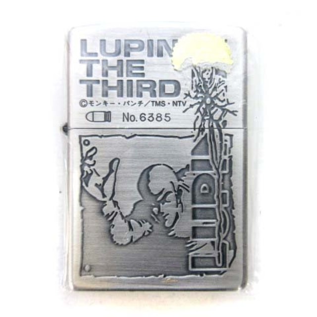 ジッポー ZIPPO ルパン三世 オイルライター シルバーカラー 喫煙具 箱有