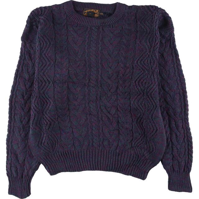 EDDIE BAUER 90s ARGYLE SWEATER  Size-L エ