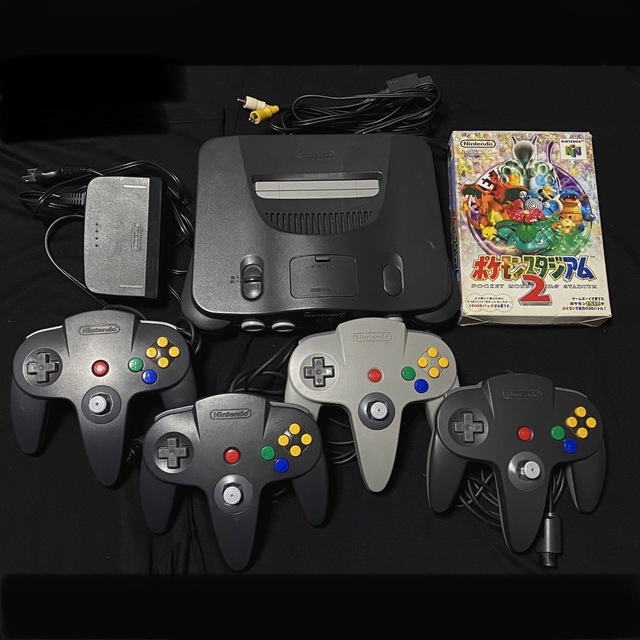 NINTENDO 64【ゲーム機本体、コントローラー、ポケモンスタジアム】 | フリマアプリ ラクマ