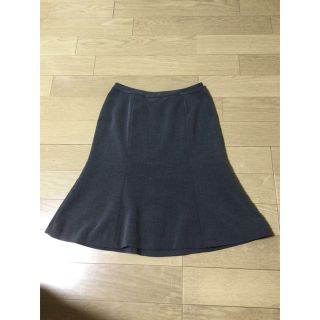 タルボット(TALBOTS)のタルボット　スカート　4   Lsize  チャコールグレー(ひざ丈スカート)