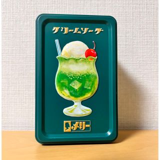 チョコレート(chocolate)のメリー　はじけるキャンディーチョコレート　クリームソーダ　缶のみ(小物入れ)