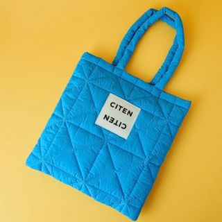 ユナイテッドアローズグリーンレーベルリラクシング(UNITED ARROWS green label relaxing)のCITEN パデッドトートバッグ　ターコイズ(トートバッグ)