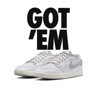 ナイキ(NIKE)のUNION × Nike Air Jordan 1 Low KO White (スニーカー)