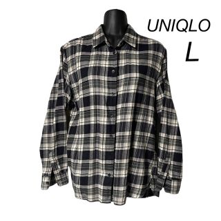 ユニクロ(UNIQLO)の【最終価格】UNIQLO チェックシャツ　ブロックチェック　L(シャツ/ブラウス(長袖/七分))