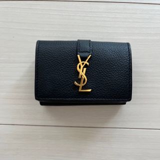 サンローラン(Saint Laurent)の再値下げ サンローラン 折りたたみ財布 タイニーウォレット　YSLライン(財布)