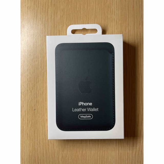 美品Apple MagSafe iPhone レザーウォレット カードケース
