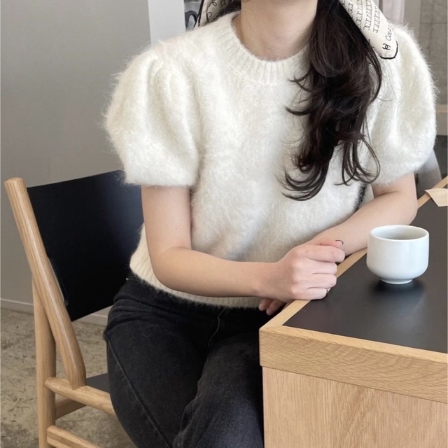 VEGETABLE alpaca puff knitwear