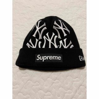 シュプリーム(Supreme)のsupreme New York Yankees BOX LOGO ニット帽(ニット帽/ビーニー)