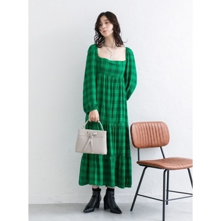 ZARA - りんりこ様専用 ザラ ZARA ロングワンピースグリーン Mの通販 