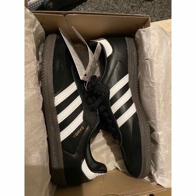 新品 ADIDAS SAMBA ADV 黒 24.5cm - スニーカー