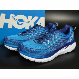 ホカオネオネ(HOKA ONE ONE)の【極美品】ホカオネオネ CLIFTON 4 超軽量 厚底(スニーカー)