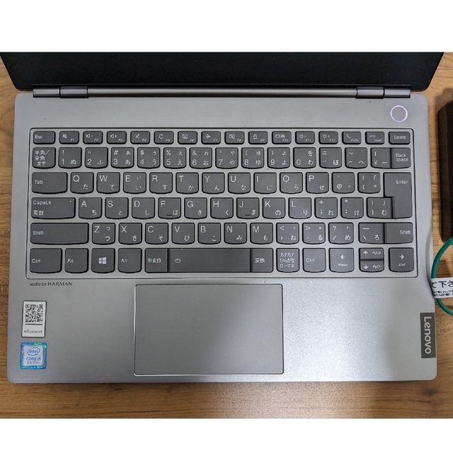 Lenovo ThinkBook 13s-IWL キーボード不具合あり