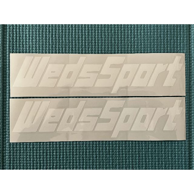 ☆Weds Sport ホイール ロゴ ステッカー1枚のみ 自動車/バイクの自動車(車外アクセサリ)の商品写真