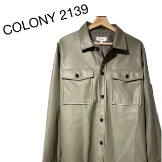 コロニートゥーワンスリーナイン(COLONY 2139)の【SALE中】 COLONY 2139  PUレザーシャツ(シャツ)