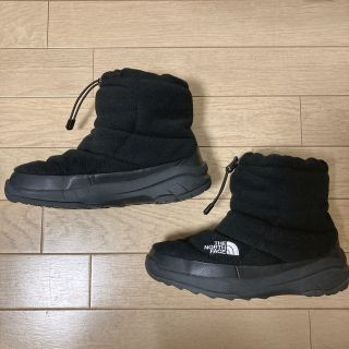 ザノースフェイス(THE NORTH FACE)のノースフェイス　ブーツ　ヌプシ　ウール　ブラック　黒　長靴　防水　スノーブーツ(ブーツ)