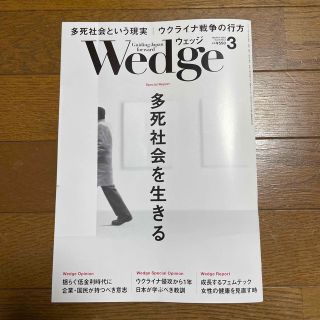 ジェイアール(JR)のWedge(ウェッジ) 2023年 03月号(ビジネス/経済/投資)