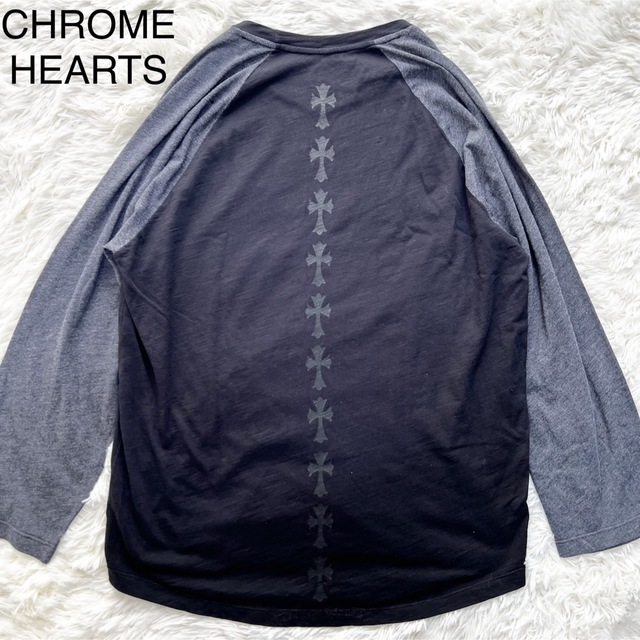 Chrom hearts クロムハーツ　ロンT Tシャツ　長袖　ロングTシャツ身幅51