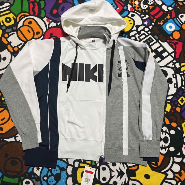 sacai Nike Double Zip Hoodie パーカー　再構築