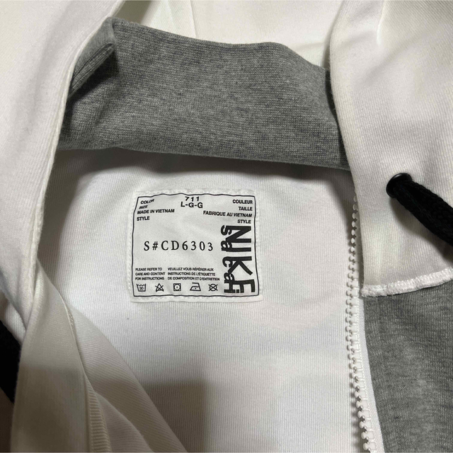 sacai Nike Double Zip Hoodie パーカー　再構築