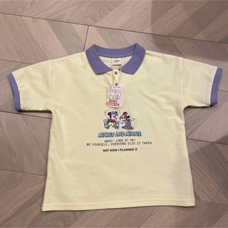 シマムラ(しまむら)のミッキー　リトシー　ポロシャツ　110(Tシャツ/カットソー)