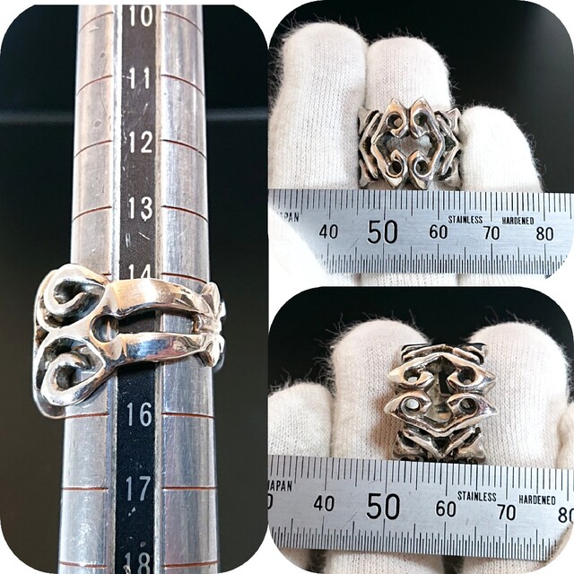 0964 SILVER925 ケルティックリング15号 シルバー925アラベスク メンズのアクセサリー(リング(指輪))の商品写真
