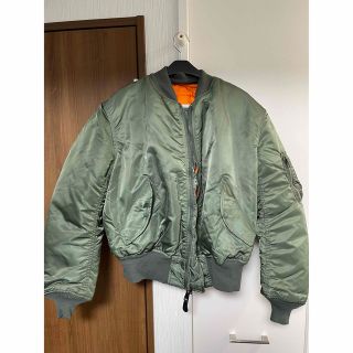 アルファインダストリーズ(ALPHA INDUSTRIES)の【美品】90's USA製 アルファ社 ALPHA MA-1 (フライトジャケット)