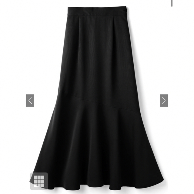 GRL(グレイル)のグレイル　新品未使用　アシンメトリーマーメイドスカート[kz90] ブラック レディースのスカート(ロングスカート)の商品写真
