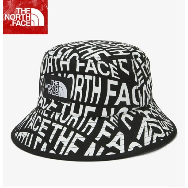 THE NORTH FACE(ザノースフェイス)の新品ノースフェイス　ホワイトレーベル　TNF LOGO BUCKET HAT　M メンズの帽子(ハット)の商品写真