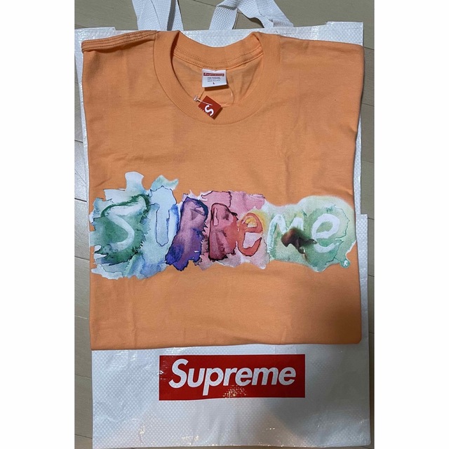 Supreme - ☆新品 supreme watercolor tee Tシャツ L peach☆の通販 by ...