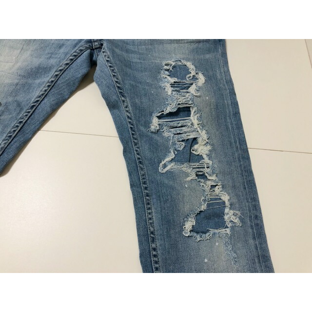 BAYFLOW DENIM  ダメージ加工