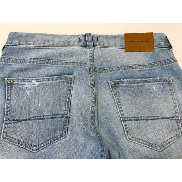 BAYFLOW DENIM  ダメージ加工