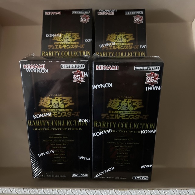 遊戯王 レアリティコレクション シュリンク付 4BOX - Box/デッキ/パック