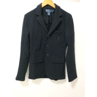 ポロラルフローレン(POLO RALPH LAUREN)のPOLO RALPH LAUREN （ポロラルフローレン）　ビッグポニー　スウェット　テーラードジャケット　3Bジャケット　【中古】【007】(テーラードジャケット)