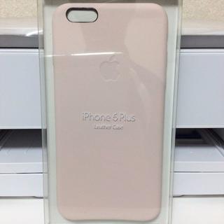 アップル(Apple)のapple 純正 iphone 6plus/6splus レザーケース(iPhoneケース)