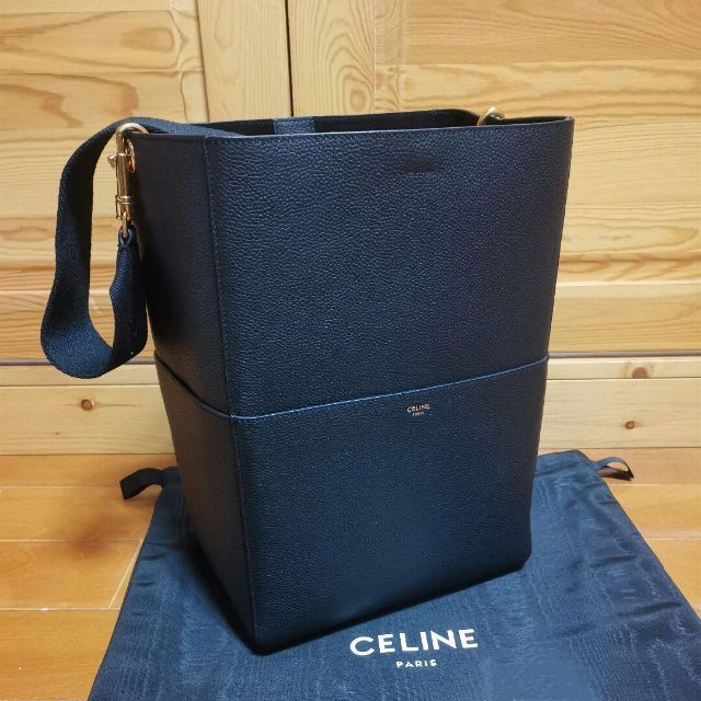 美品 celine - CELINE サングル バケットバッグ トートバッグ