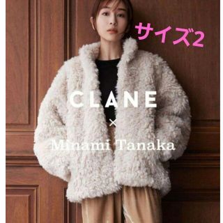 クラネ(CLANE)のCLANE 田中みな実 カールファーショートコート(毛皮/ファーコート)