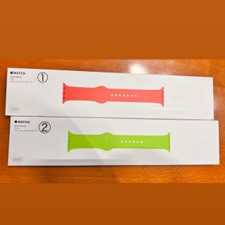 アップルウォッチ(Apple Watch)のApple Watch sport band42mm (ピンク)(ラバーベルト)