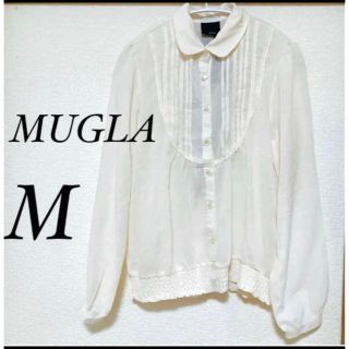 【未使用⚫︎タグ付き】MUGLAトップスブラウス❤︎M❤︎(シャツ/ブラウス(長袖/七分))