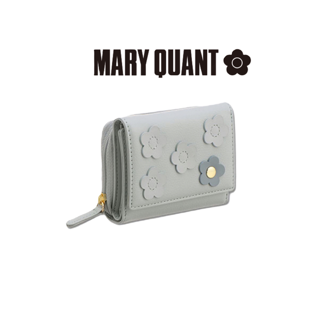 【再値下げ】MARY QUANT マリークワント 二つ折り財布 フラワー　花柄