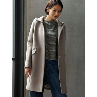 ユナイテッドアローズグリーンレーベルリラクシング(UNITED ARROWS green label relaxing)のグリーンレーベルリラクシング KF W 2WAY N/CL HOODコート 42(ロングコート)