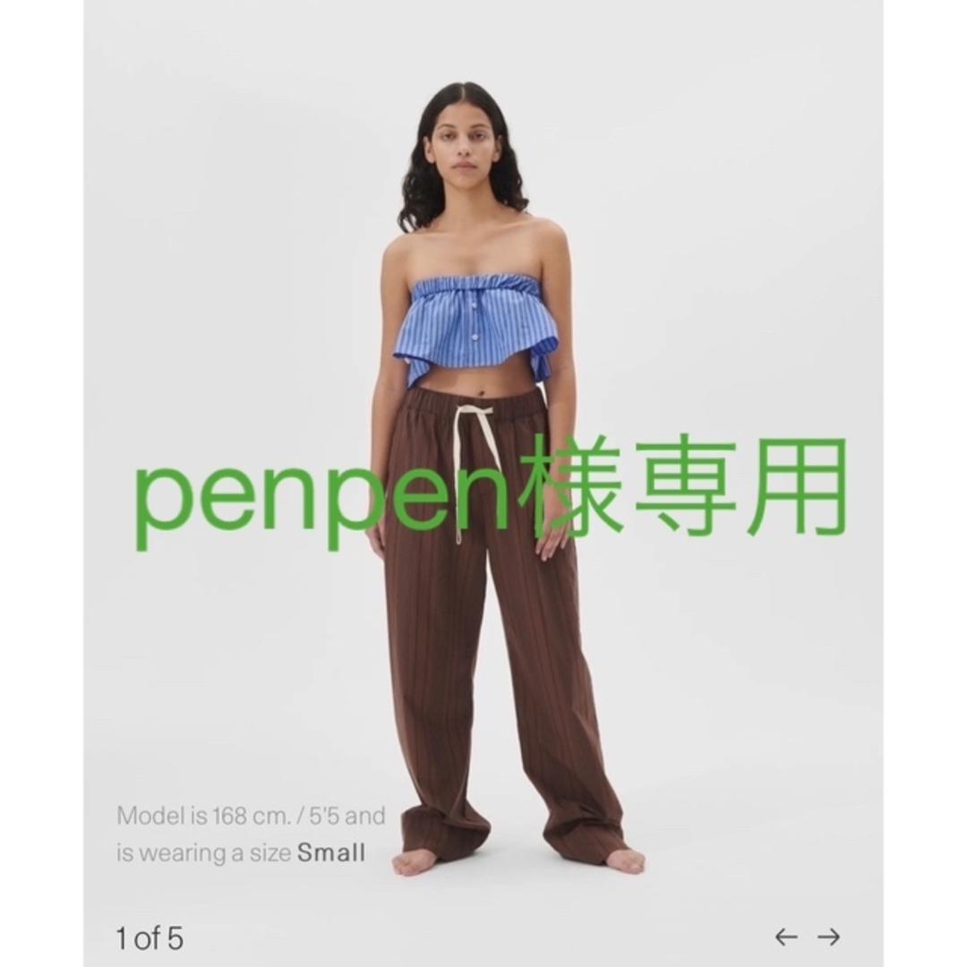 TEKLA Jacquemus コラボ　ウィメンズトップス レディースのトップス(ベアトップ/チューブトップ)の商品写真