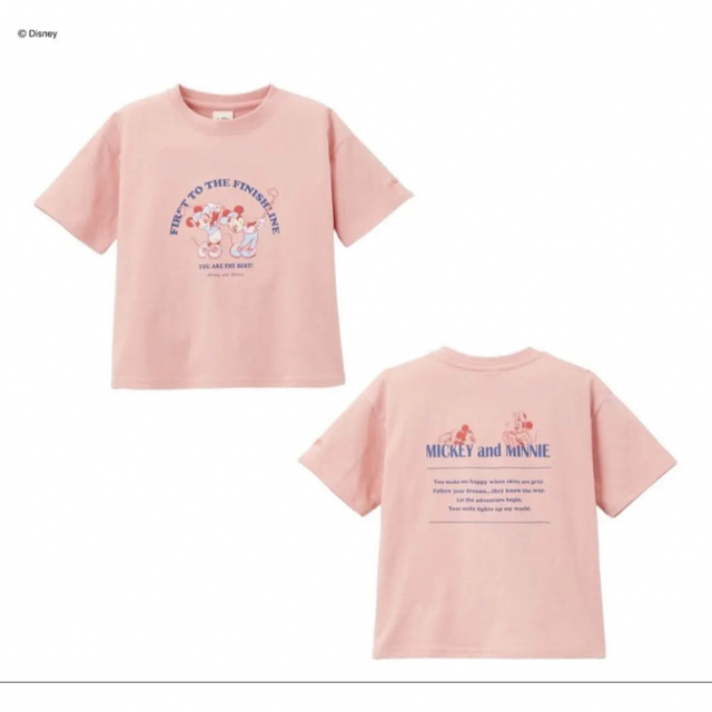 しまむら(シマムラ)の【新品未使用】リトシー Tシャツ 100 ピンク littc キッズ/ベビー/マタニティのキッズ服女の子用(90cm~)(Tシャツ/カットソー)の商品写真