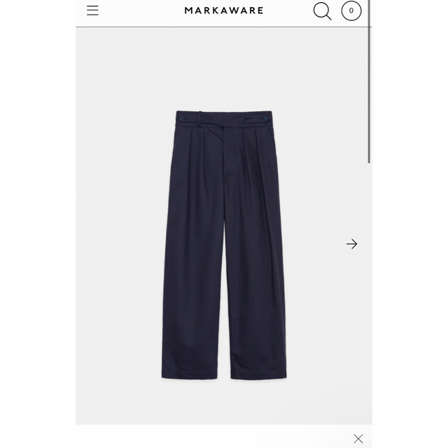 売切価格-2022aw MARKAWARE コンバットドリル グルカトラウザース 売切価格-2022aw MARKAWARE コンバットドリル グルカトラウザース