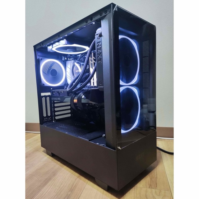 本物の Ryzen7 RTX3070 ゲーミングPC 5800X RAM32 NZXT デスクトップ型