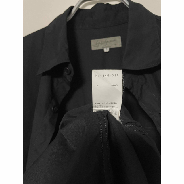 ヨウジヤマモトプールオム 18AW M-ビッグブラウス 環縫いシャツ-