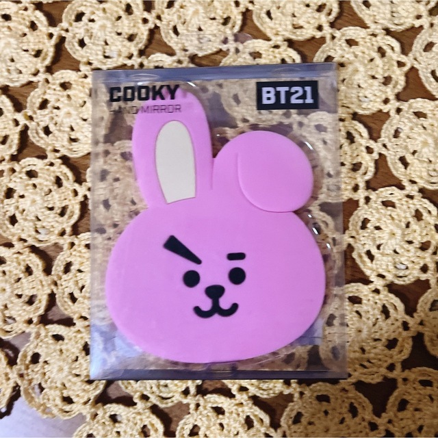 BTS BT21 公式　cooky jungkook ハンドミラー　鏡 エンタメ/ホビーのタレントグッズ(アイドルグッズ)の商品写真